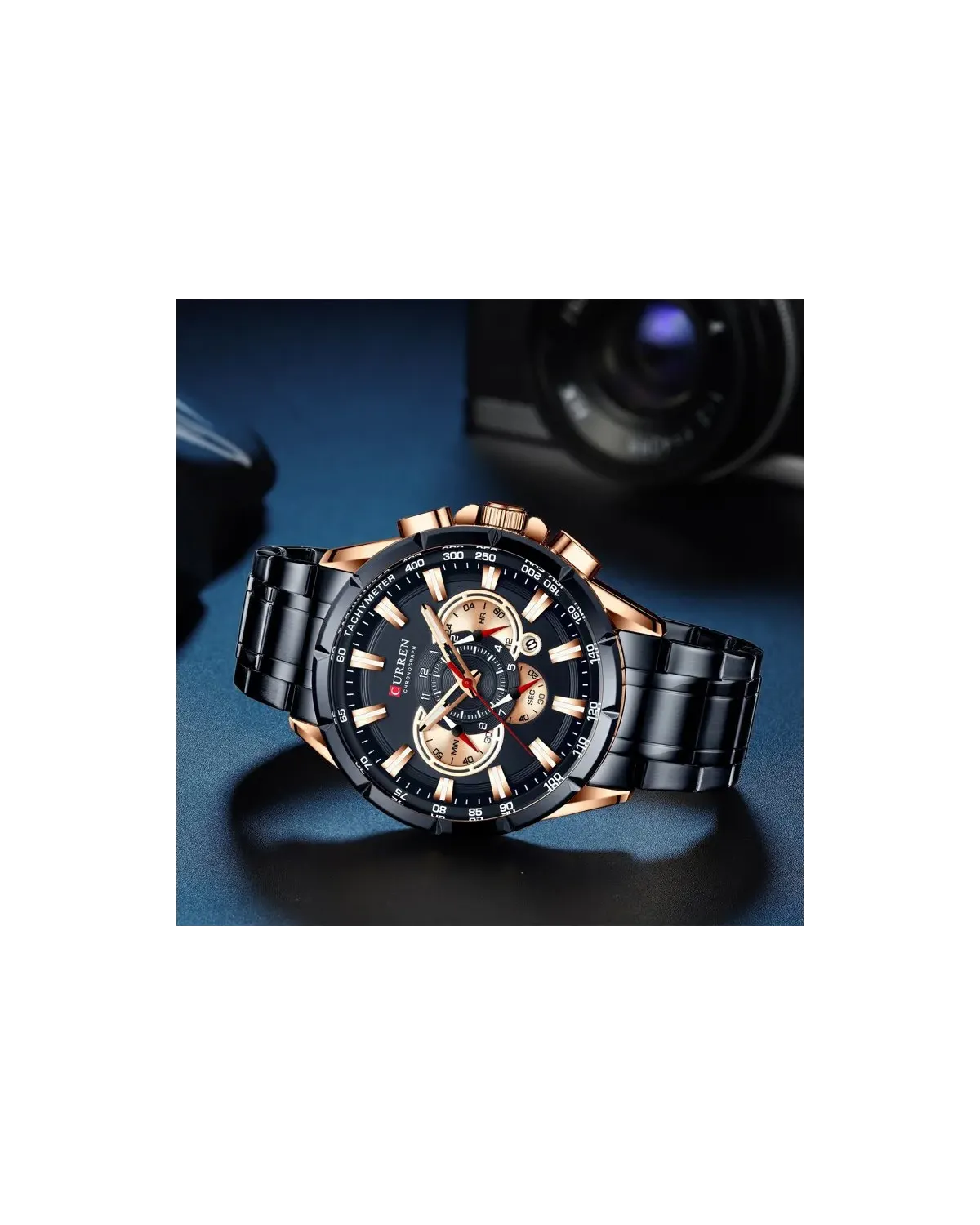 ZEGAREK MĘSKI CURREN 8363 (zc018d) - CHRONOGRAF