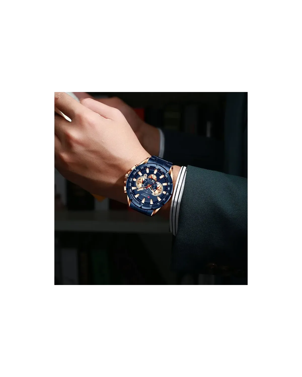 ZEGAREK MĘSKI CURREN 8363 (zc018d) - CHRONOGRAF
