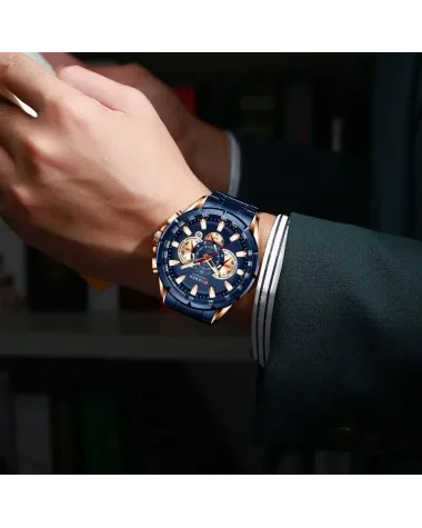 ZEGAREK MĘSKI CURREN 8363 (zc018d) - CHRONOGRAF