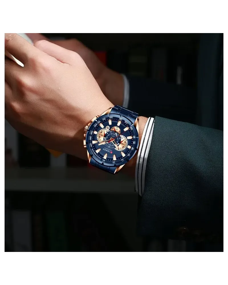 ZEGAREK MĘSKI CURREN 8363 (zc018d) - CHRONOGRAF