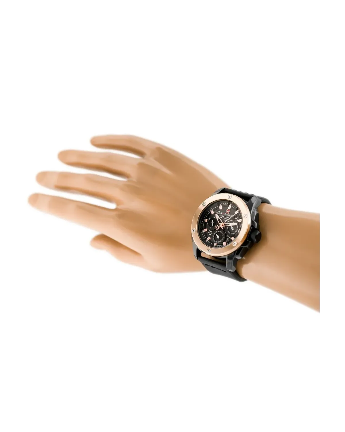 ZEGAREK MĘSKI NAVIFORCE - NF9116 (zn057b) - black/rosegold