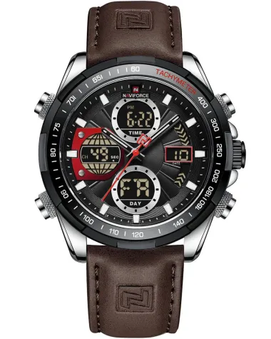 ZEGAREK MĘSKI NAVIFORCE NF9197L S/B/D.BN + BOX
