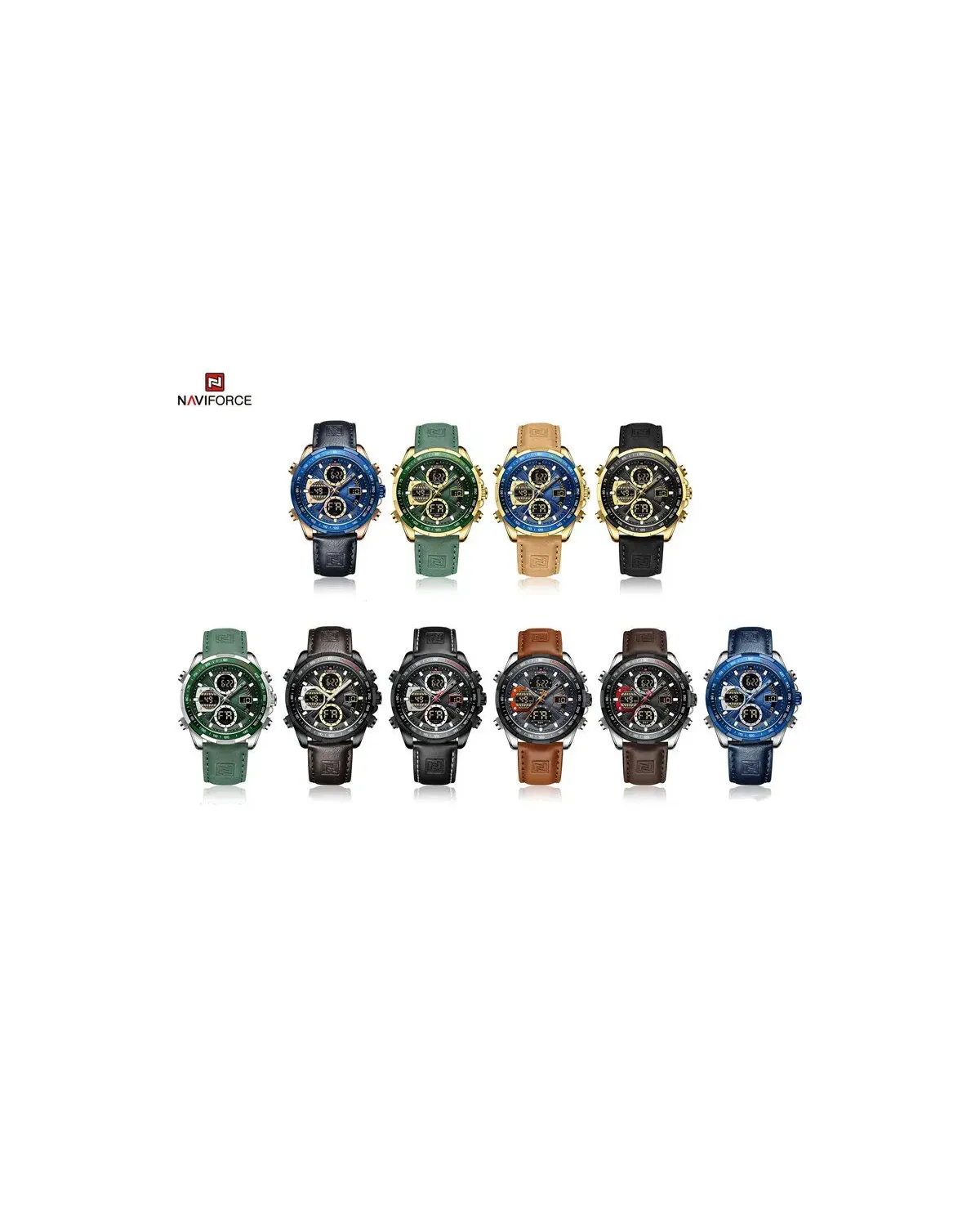 ZEGAREK MĘSKI NAVIFORCE NF9197L S/B/D.BN + BOX ZEGAREK MĘSKI NAVIFORCE NF9197L S/B/D.BN + BOX