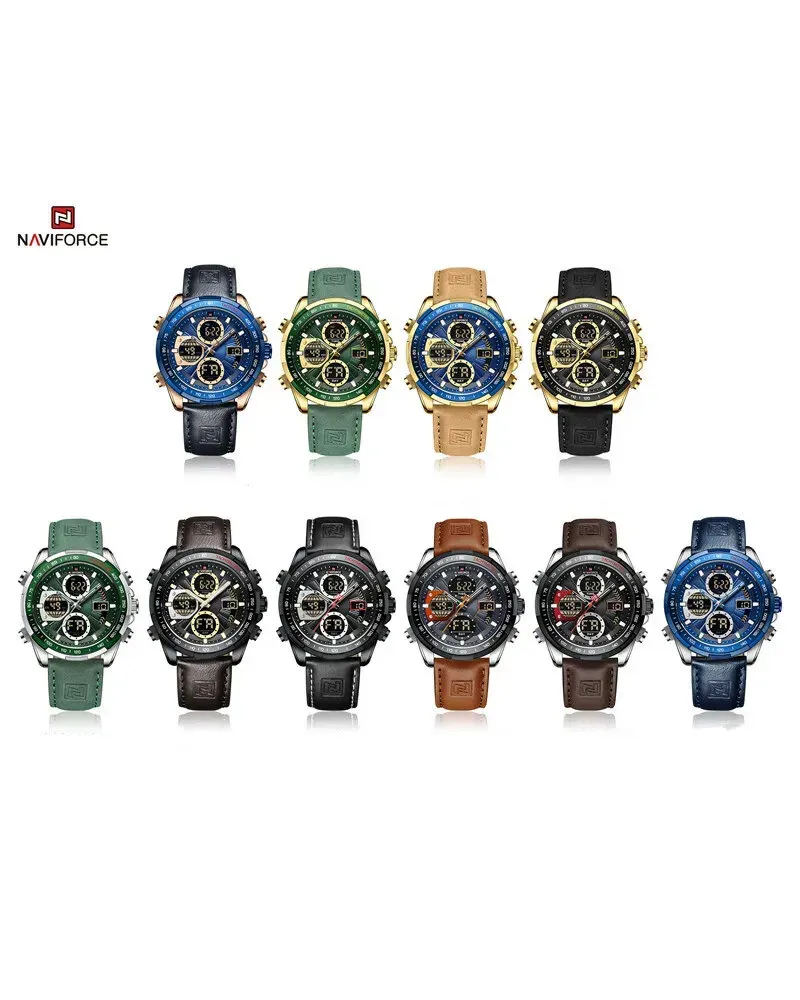 ZEGAREK MĘSKI NAVIFORCE NF9197L S/B/D.BN + BOX ZEGAREK MĘSKI NAVIFORCE NF9197L S/B/D.BN + BOX