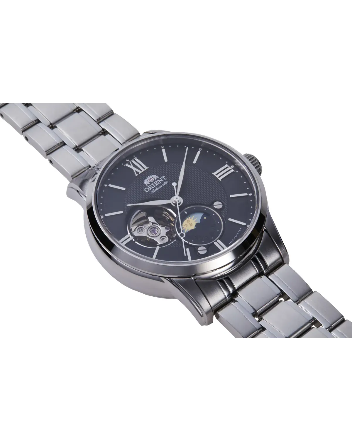 Zegarek Męski Orient Classic Sun & Moon RA-AS0008B10B + BOX Zegarek Męski Orient Classic Sun & Moon RA-AS0008B10B + BOX