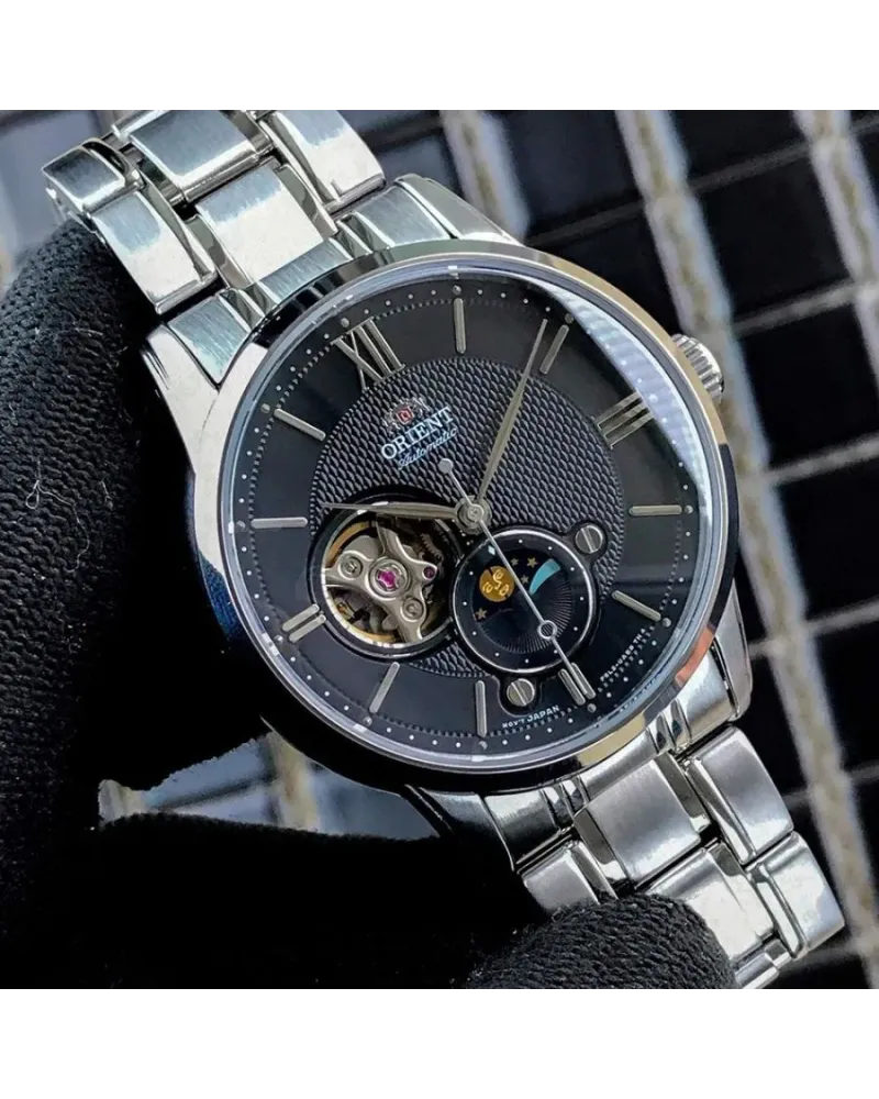 Zegarek Męski Orient Classic Sun & Moon RA-AS0008B10B + BOX Zegarek Męski Orient Classic Sun & Moon RA-AS0008B10B + BOX