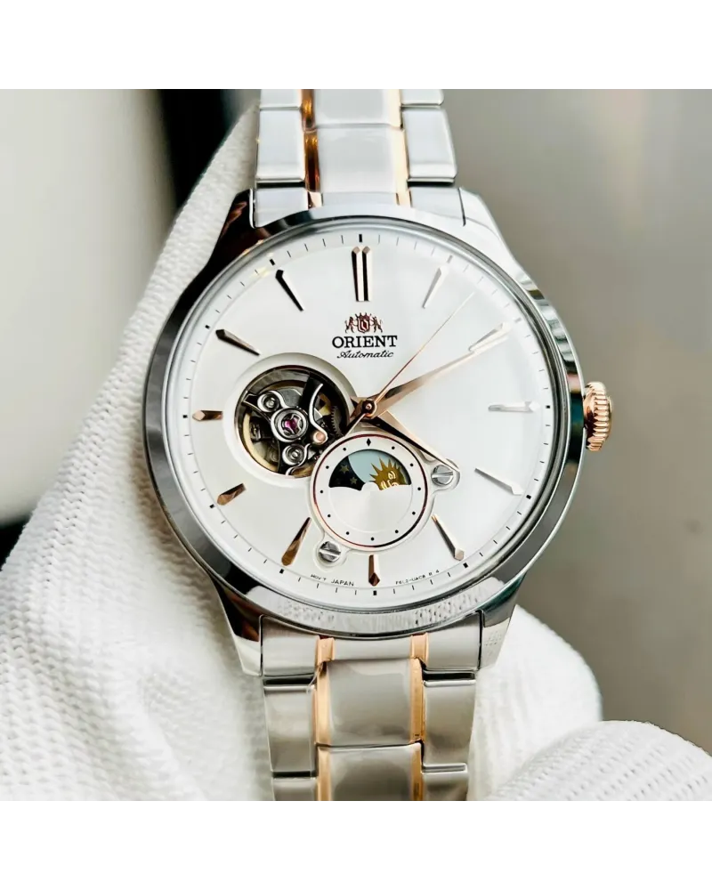 Zegarek Męski Orient Classic Sun & Moon  RA-AS0101S10B + BOX