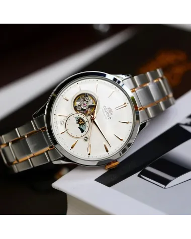 Zegarek Męski Orient Classic Sun & Moon  RA-AS0101S10B + BOX