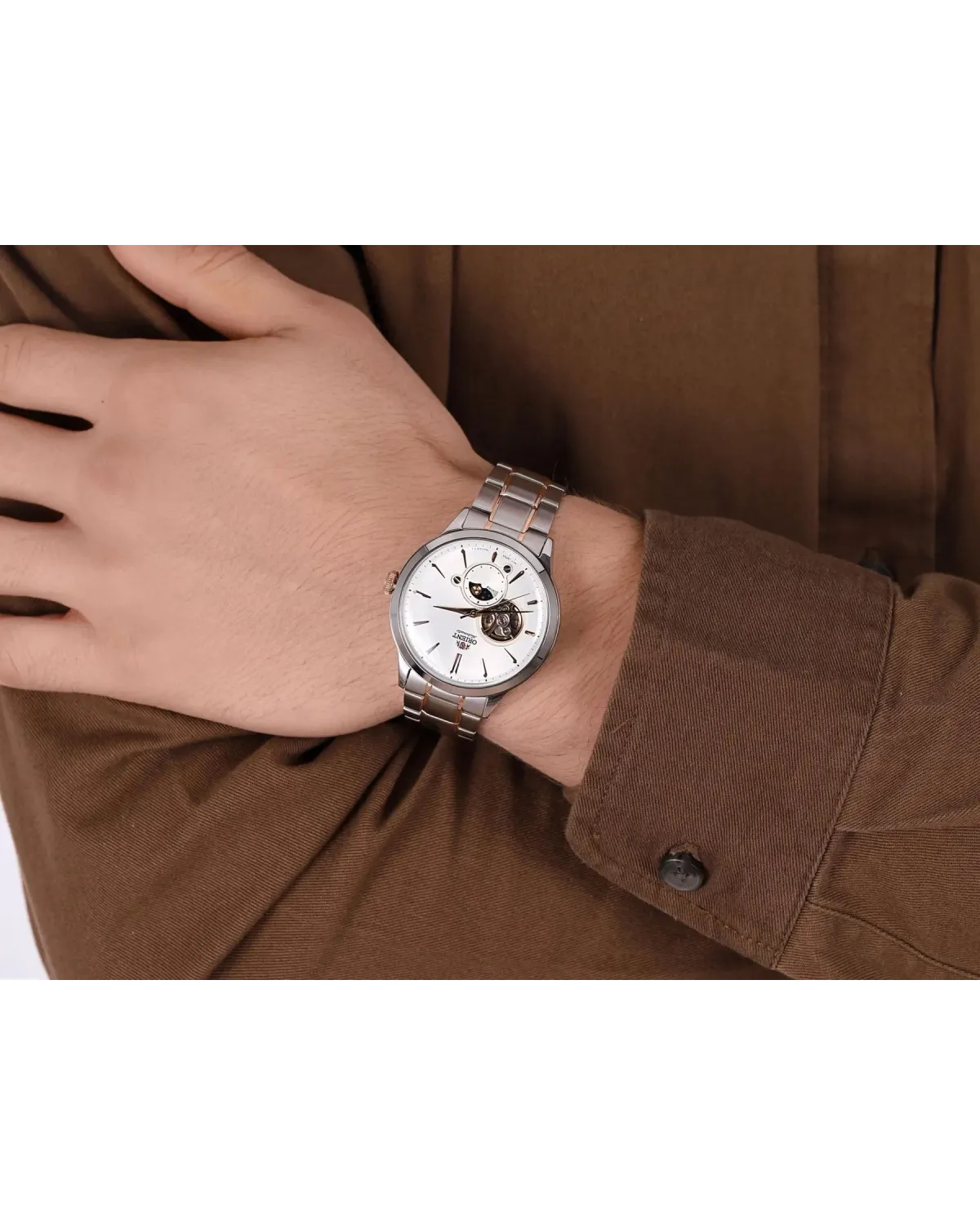 Zegarek Męski Orient Classic Sun & Moon  RA-AS0101S10B + BOX