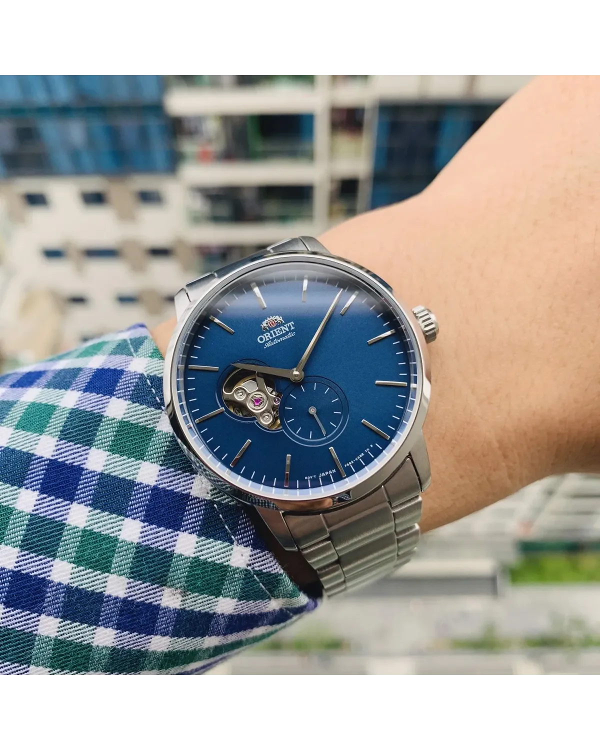 Zegarek Męski Orient Open Heart Automatic RA-AR0101L10B + BOX