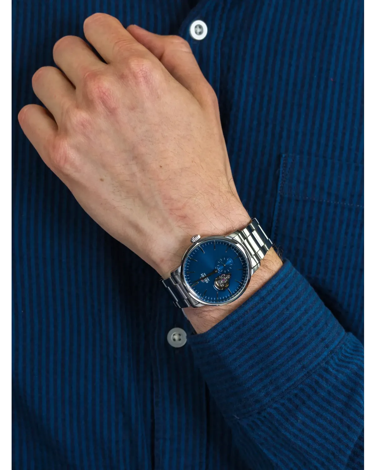 Zegarek Męski Orient Open Heart Automatic RA-AR0101L10B + BOX