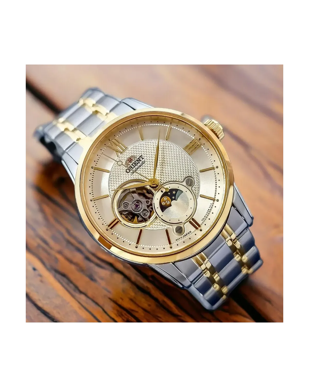 Zegarek Męski Orient Classic Sun & Moon  RA-AS0007S10B + BOX