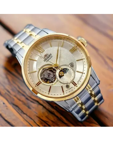 Zegarek Męski Orient Classic Sun & Moon  RA-AS0007S10B + BOX