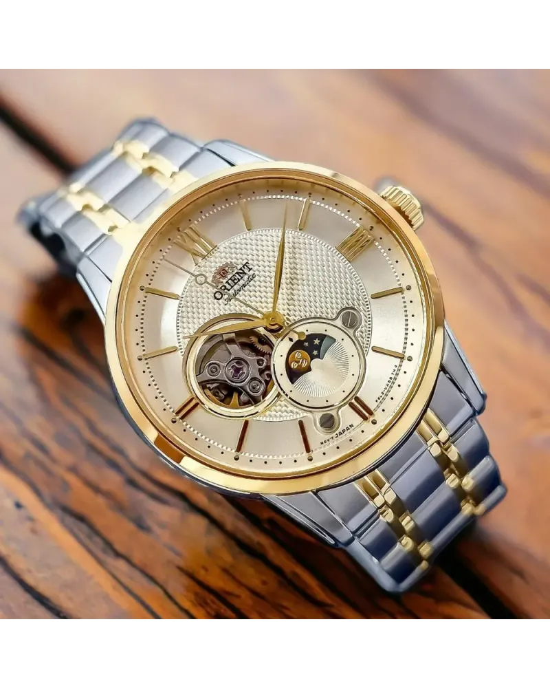 Zegarek Męski Orient Classic Sun & Moon  RA-AS0007S10B + BOX