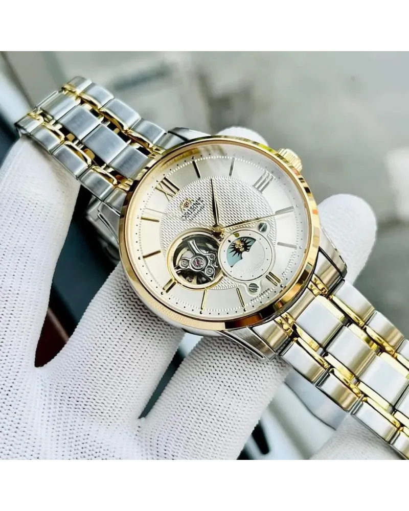 Zegarek Męski Orient Classic Sun & Moon  RA-AS0007S10B + BOX