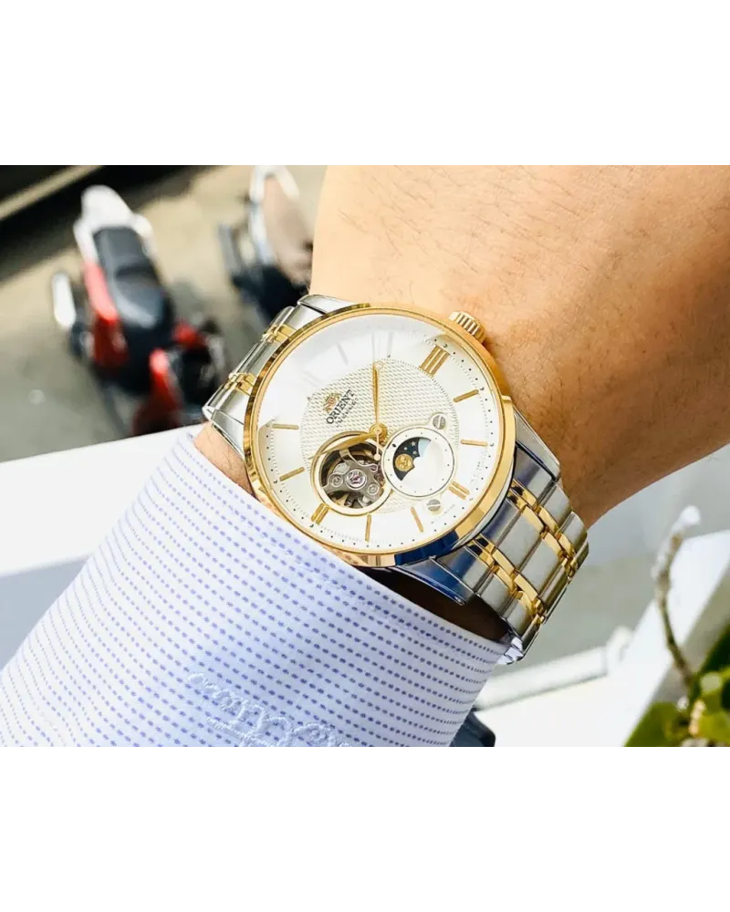 Zegarek Męski Orient Classic Sun & Moon  RA-AS0007S10B + BOX