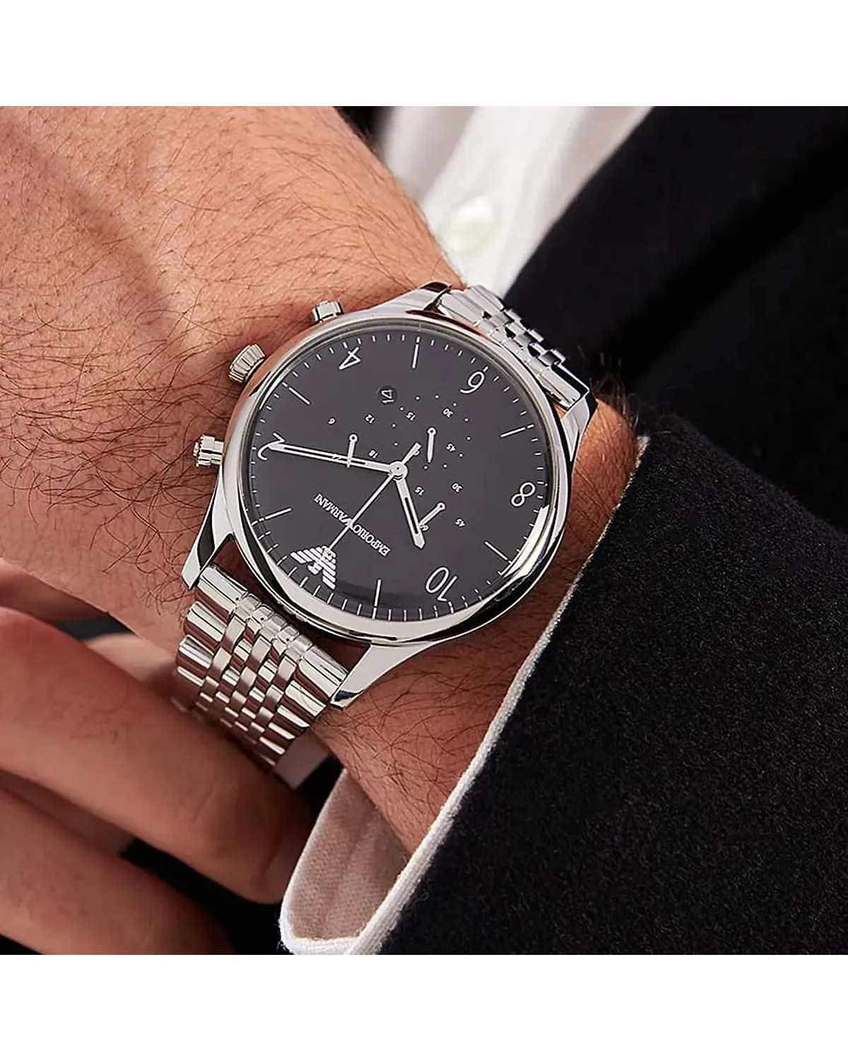 ZEGAREK MĘSKI EMPORIO ARMANI CLASSIC AR1863 + BOX (zi003d)
