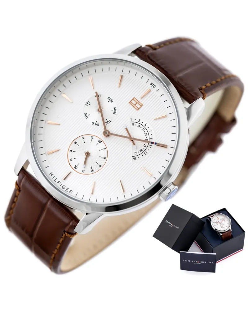 ZEGAREK MĘSKI TOMMY HILFIGER 1710389 BRAD (zf076a) + BOX ZEGAREK MĘSKI TOMMY HILFIGER 1710389 BRAD (zf076a) + BOX