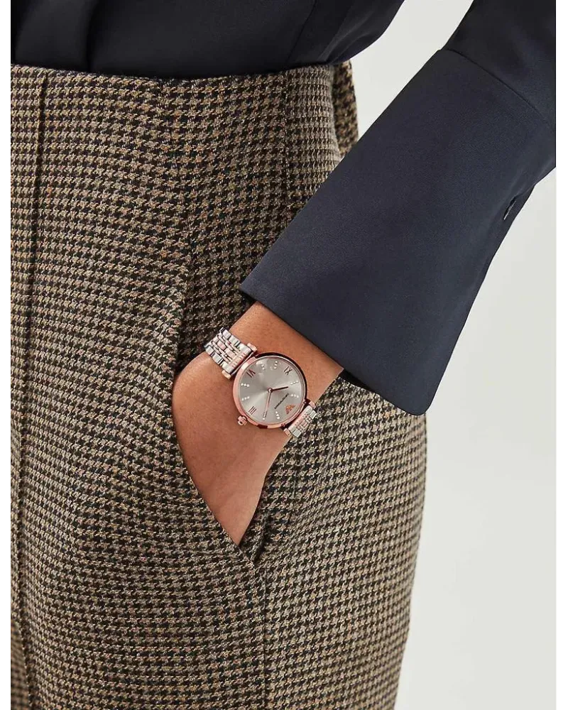 ZEGAREK DAMSKI EMPORIO ARMANI AR1840 - GIANNI T-BAR (zi526e)