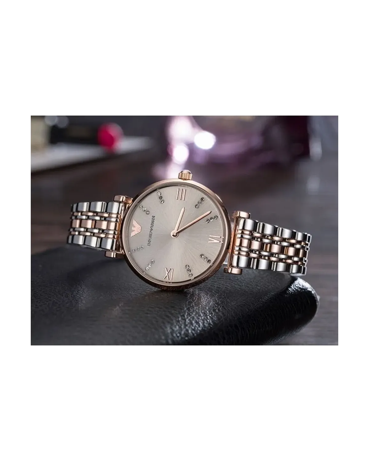 ZEGAREK DAMSKI EMPORIO ARMANI AR1840 - GIANNI T-BAR (zi526e)