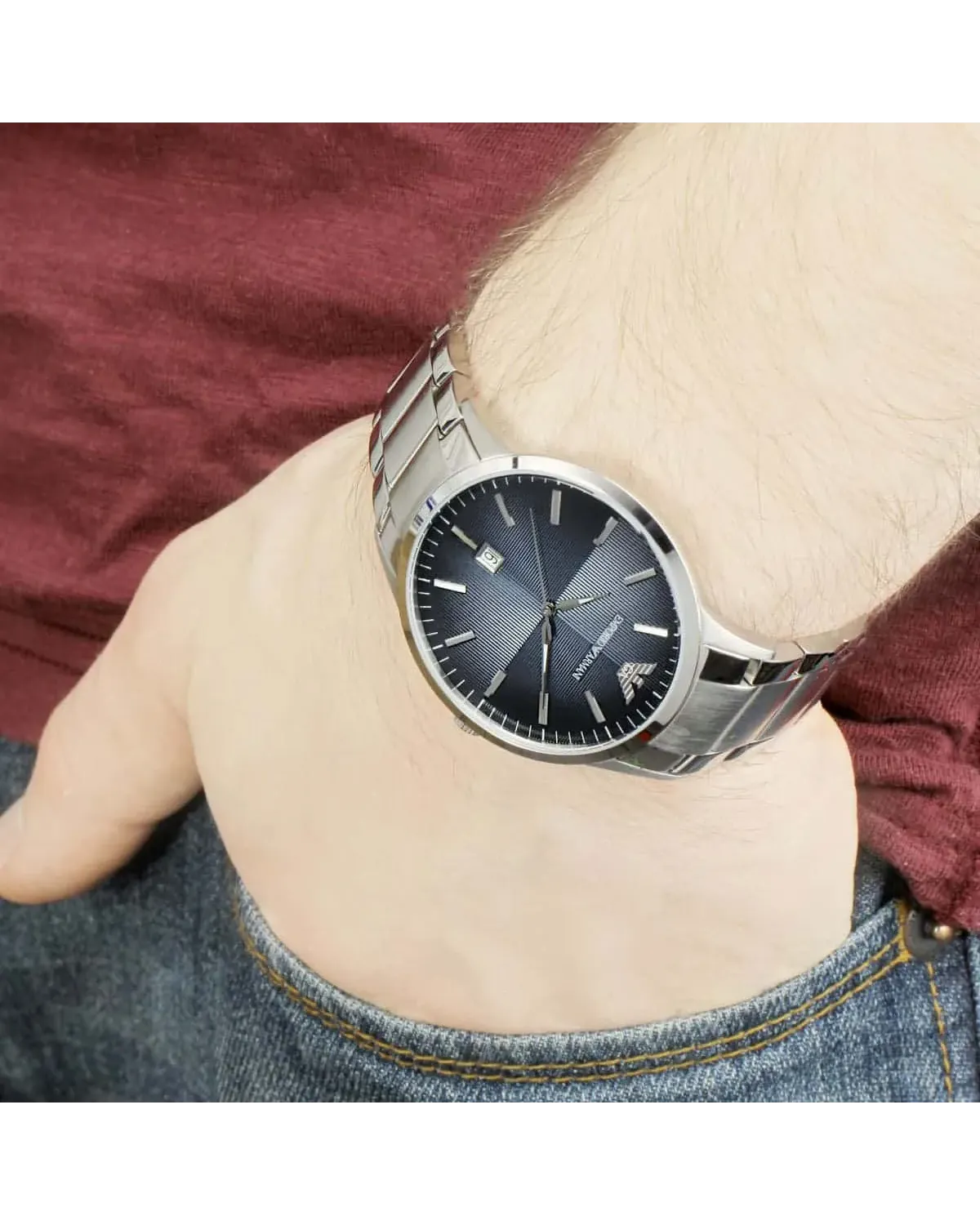 ZEGAREK MĘSKI EMPORIO ARMANI AR11182 - RENATO (zi001h)