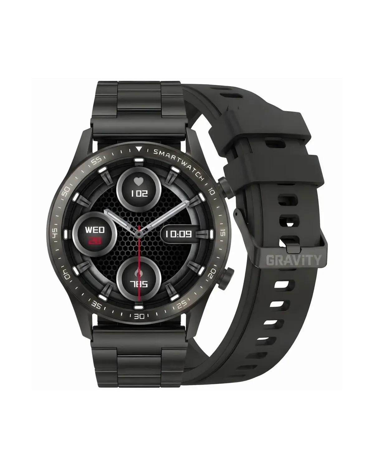 SMARTWATCH MĘSKI GRAVITY GT10-1 - AMOLED, DODATKOWY PASEK (sg046a) SMARTWATCH MĘSKI GRAVITY GT10-1 - AMOLED, DODATKOWY PASEK (sg046a)