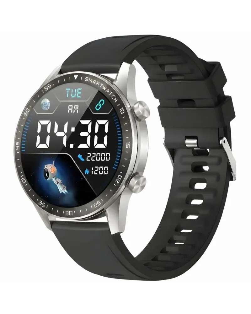 SMARTWATCH MĘSKI GRAVITY GT10-6 - AMOLED, DODATKOWY PASEK (sg046f)