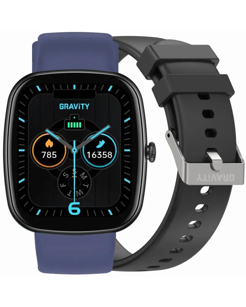 SMARTWATCH UNISEX GRAVITY GT18-9 - ROZMOWY BLUETOOTH, DODATKOWY PASEK (sg036i) SMARTWATCH UNISEX GRAVITY GT18-9 - ROZMOWY BLUETOOTH, DODATKOWY PASEK (sg036i)