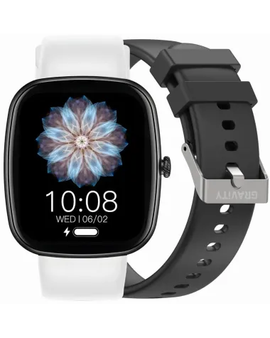 SMARTWATCH UNISEX GRAVITY GT18-10 - ROZMOWY BLUETOOTH, DODATKOWY PASEK (sg036j)