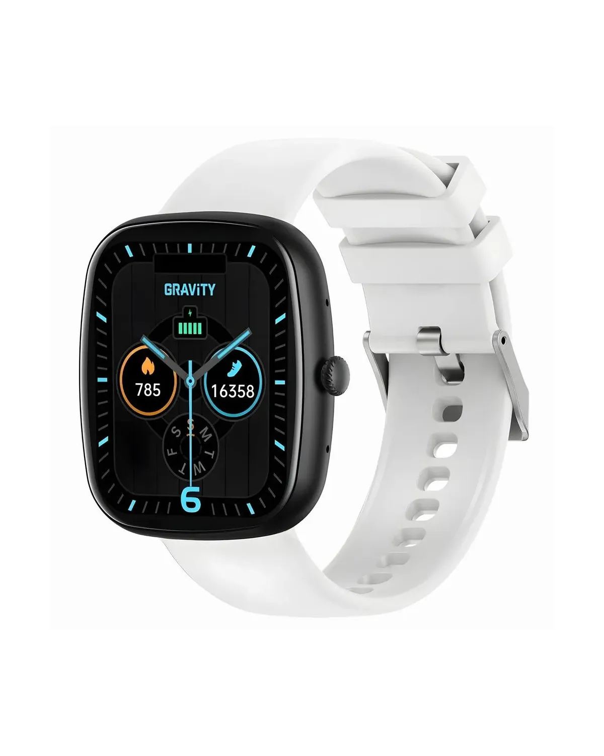 SMARTWATCH UNISEX GRAVITY GT18-10 - ROZMOWY BLUETOOTH, DODATKOWY PASEK (sg036j)