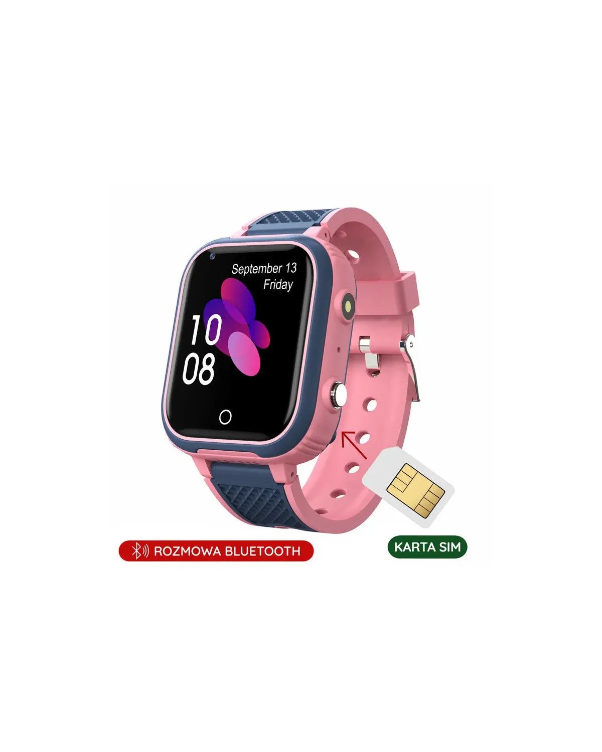 SMARTWATCH DZIECIĘCY PACIFIC 30-2 KIDS - pink (sy026b) SMARTWATCH DZIECIĘCY PACIFIC 30-2 KIDS - pink (sy026b)