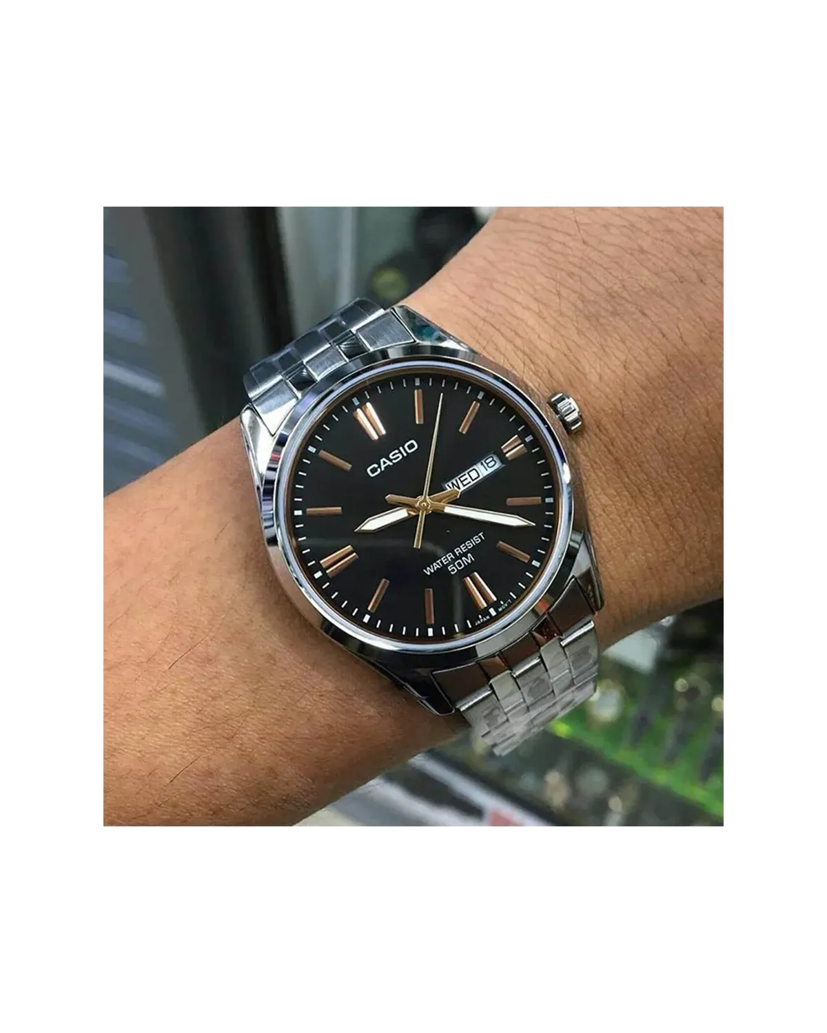 ZEGAREK MĘSKI CASIO MTP-1335D 1A2VDF (zd026b) + BOX