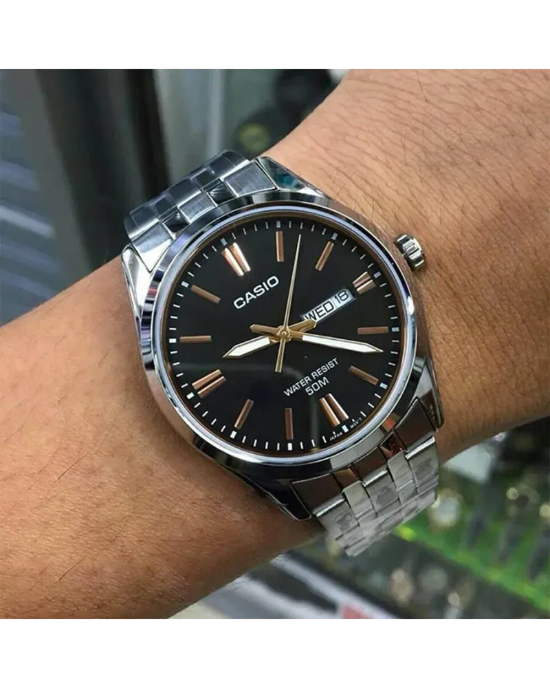ZEGAREK MĘSKI CASIO MTP-1335D 1A2VDF (zd026b) + BOX