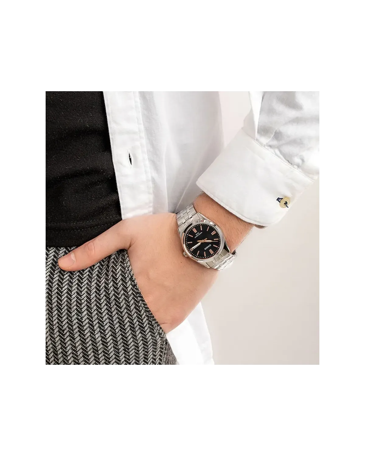 ZEGAREK MĘSKI CASIO MTP-1335D 1A2VDF (zd026b) + BOX