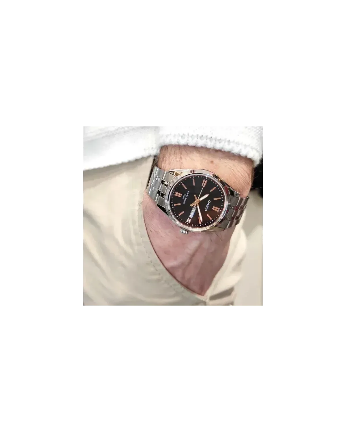 ZEGAREK MĘSKI CASIO MTP-1335D 1A2VDF (zd026b) + BOX