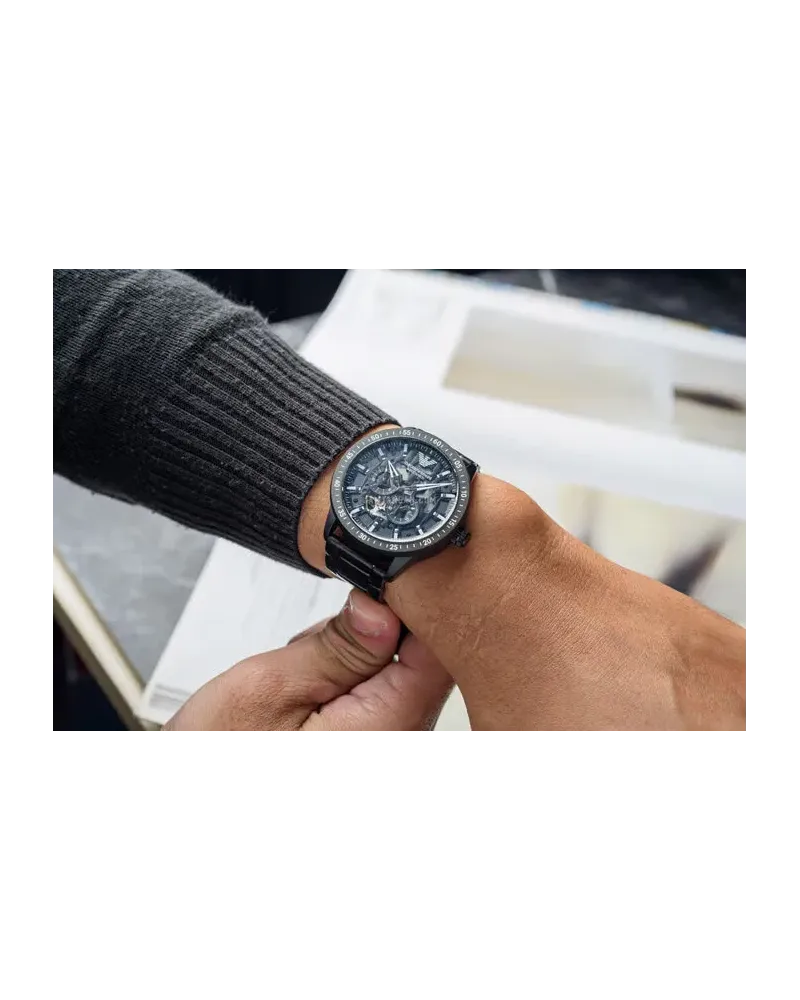 ZEGAREK MĘSKI EMPORIO ARMANI AR60054 - MARIO MECCANICO - AUTOMAT (zi056c) ZEGAREK MĘSKI EMPORIO ARMANI AR60054 - MARIO MECCANICO - AUTOMAT (zi056c)