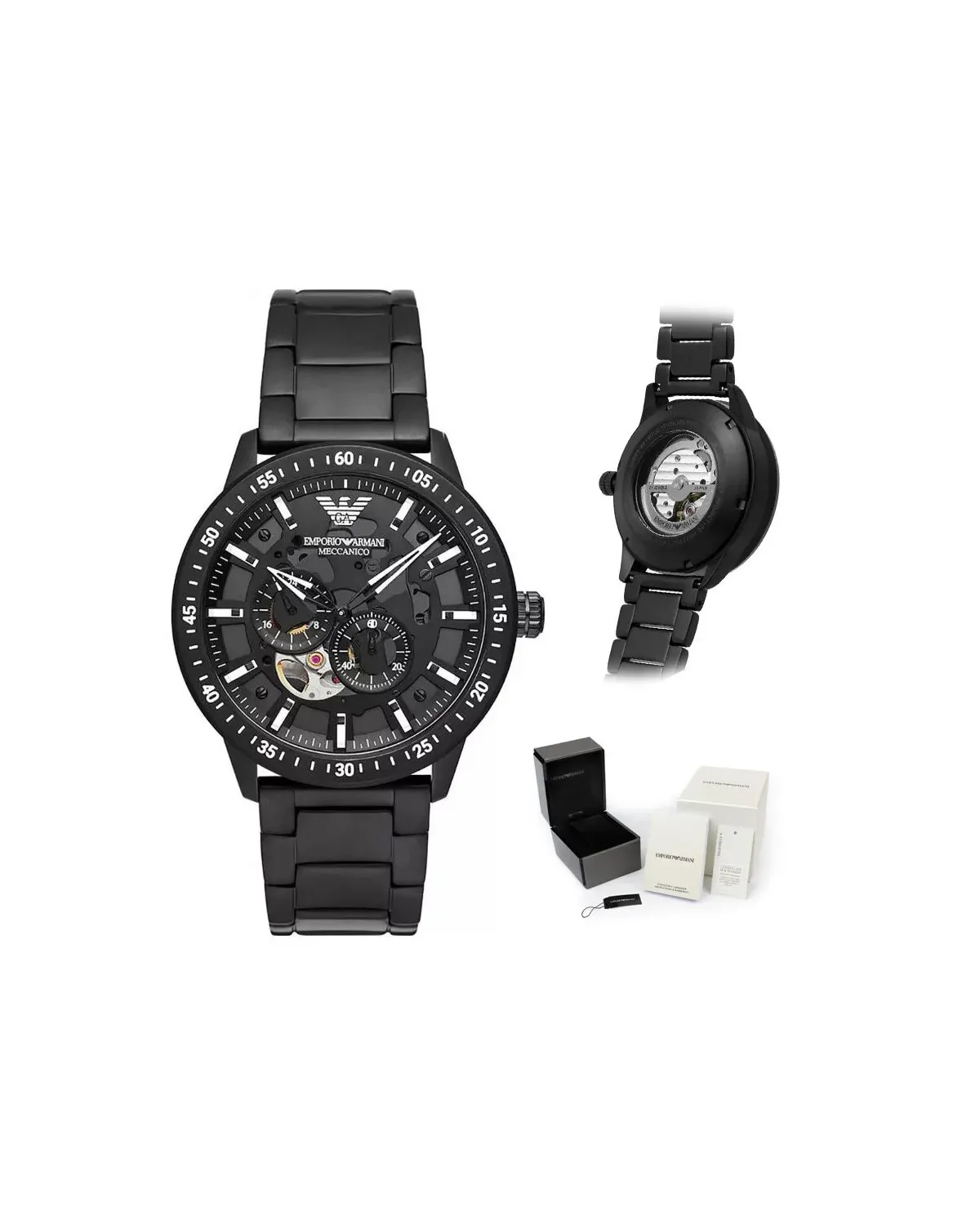 ZEGAREK MĘSKI EMPORIO ARMANI AR60054 - MARIO MECCANICO - AUTOMAT (zi056c) ZEGAREK MĘSKI EMPORIO ARMANI AR60054 - MARIO MECCANICO - AUTOMAT (zi056c)