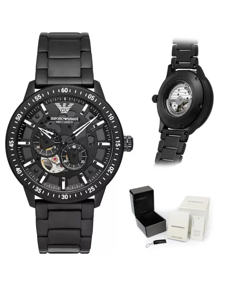 ZEGAREK MĘSKI EMPORIO ARMANI AR60054 - MARIO MECCANICO - AUTOMAT (zi056c) ZEGAREK MĘSKI EMPORIO ARMANI AR60054 - MARIO MECCANICO - AUTOMAT (zi056c)