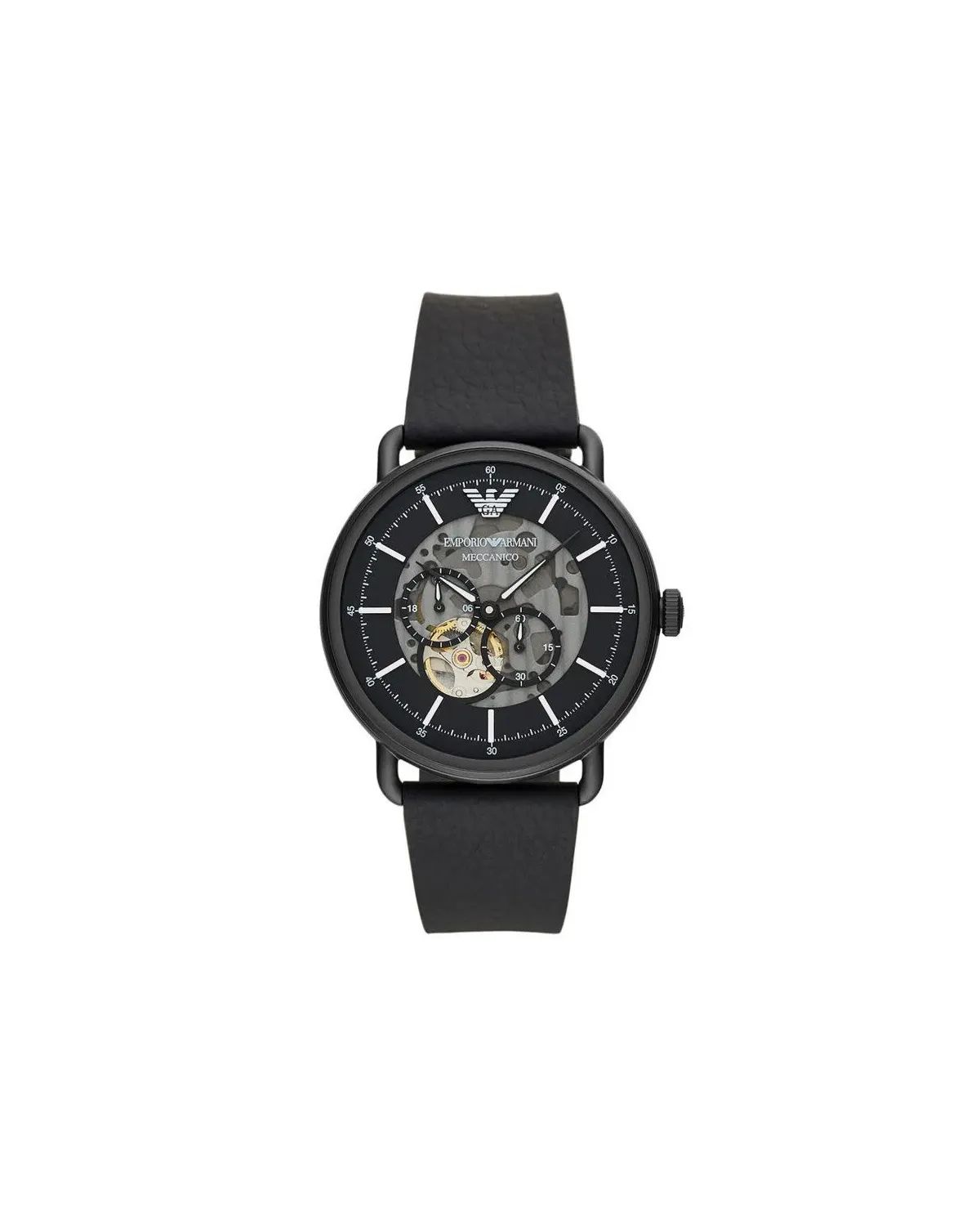 ZEGAREK MĘSKI EMPORIO ARMANI AVIATOR AUTOMATIC AR60028 + BOX (zi099c)