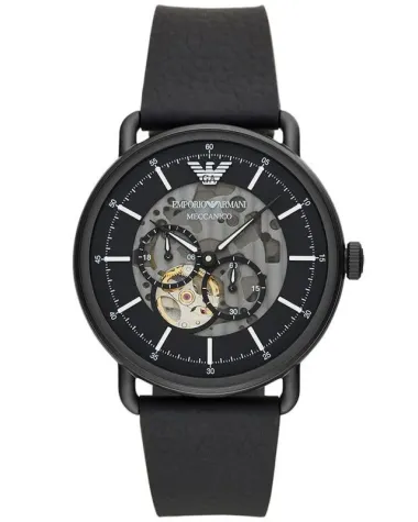 ZEGAREK MĘSKI EMPORIO ARMANI AVIATOR AUTOMATIC AR60028 + BOX (zi099c)