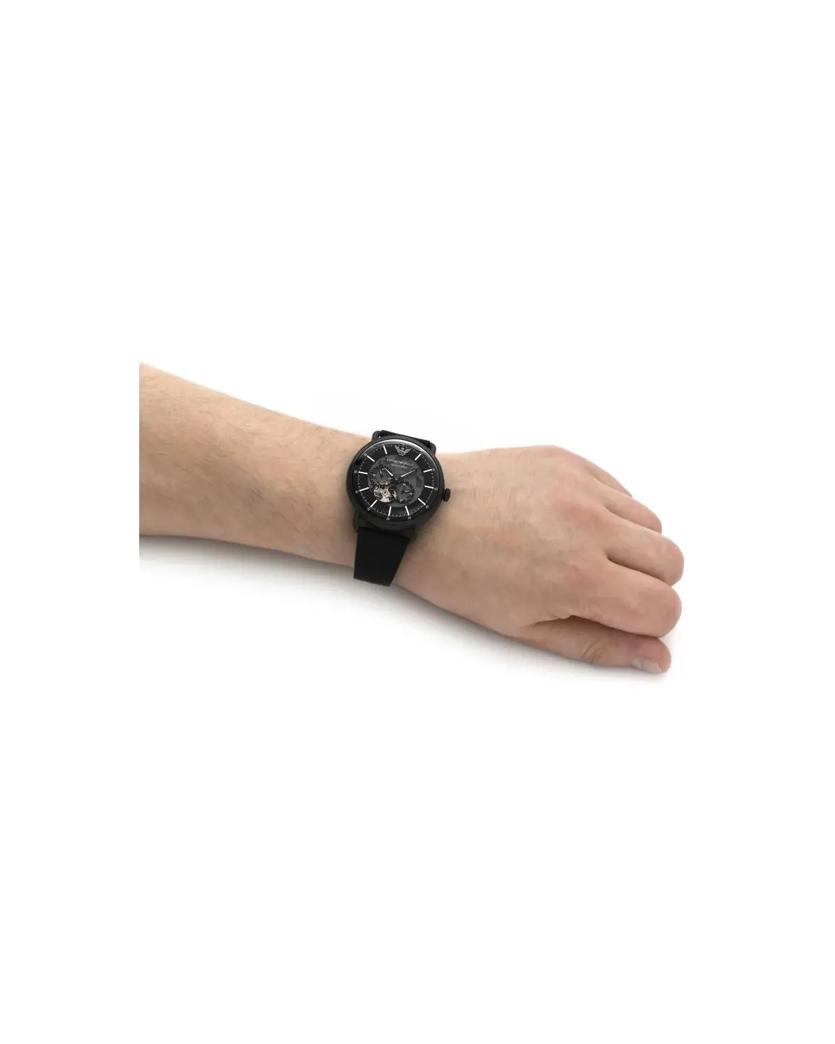 ZEGAREK MĘSKI EMPORIO ARMANI AVIATOR AUTOMATIC AR60028 + BOX (zi099c)