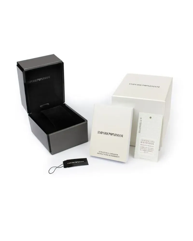 ZEGAREK MĘSKI EMPORIO ARMANI AVIATOR AUTOMATIC AR60028 + BOX (zi099c)