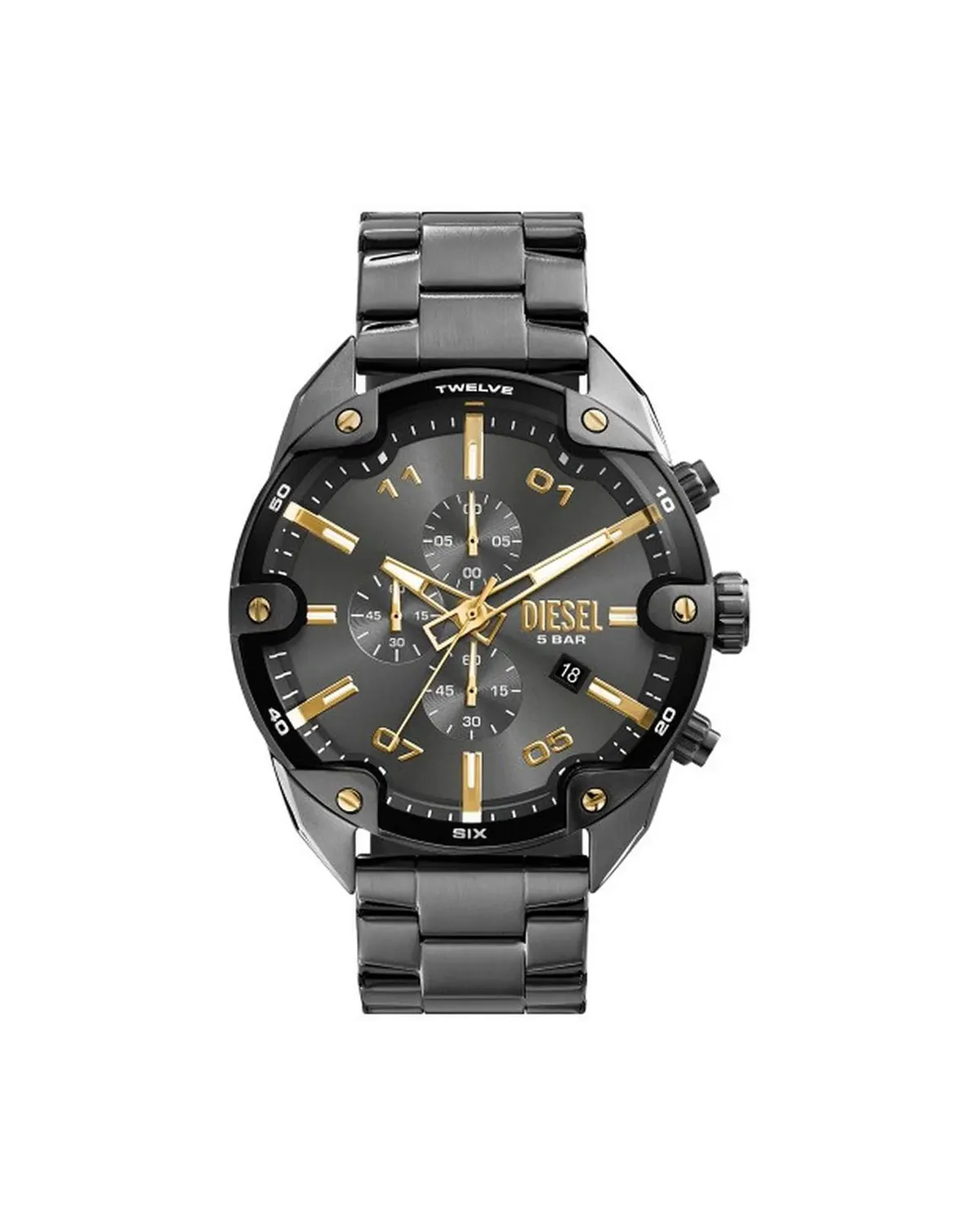 ZEGAREK MĘSKI DIESEL Spiked Chronograph DZ4669 + BOX ZEGAREK MĘSKI DIESEL Spiked Chronograph DZ4669 + BOX