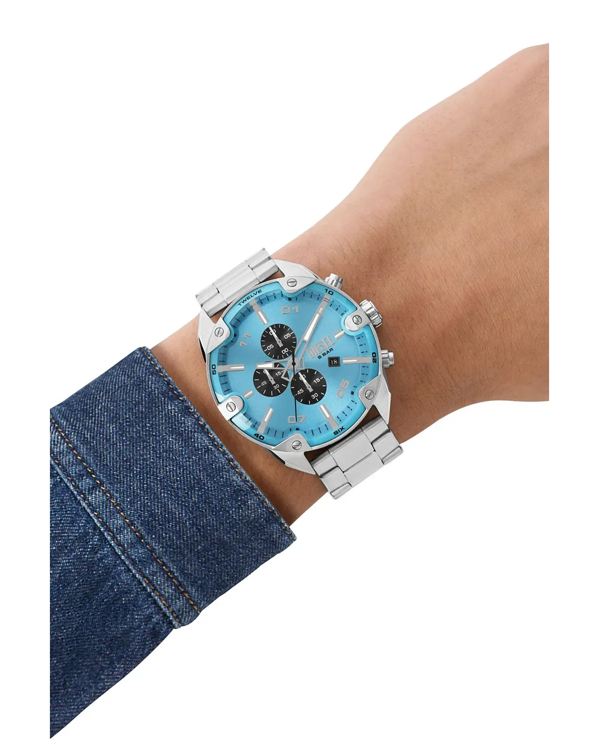 ZEGAREK MĘSKI DIESEL  Spiked Chronograph DZ4655 + BOX