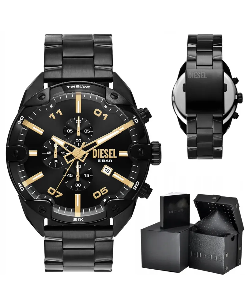 ZEGAREK MĘSKI DIESEL  Spiked Chronograph DZ4644 + BOX