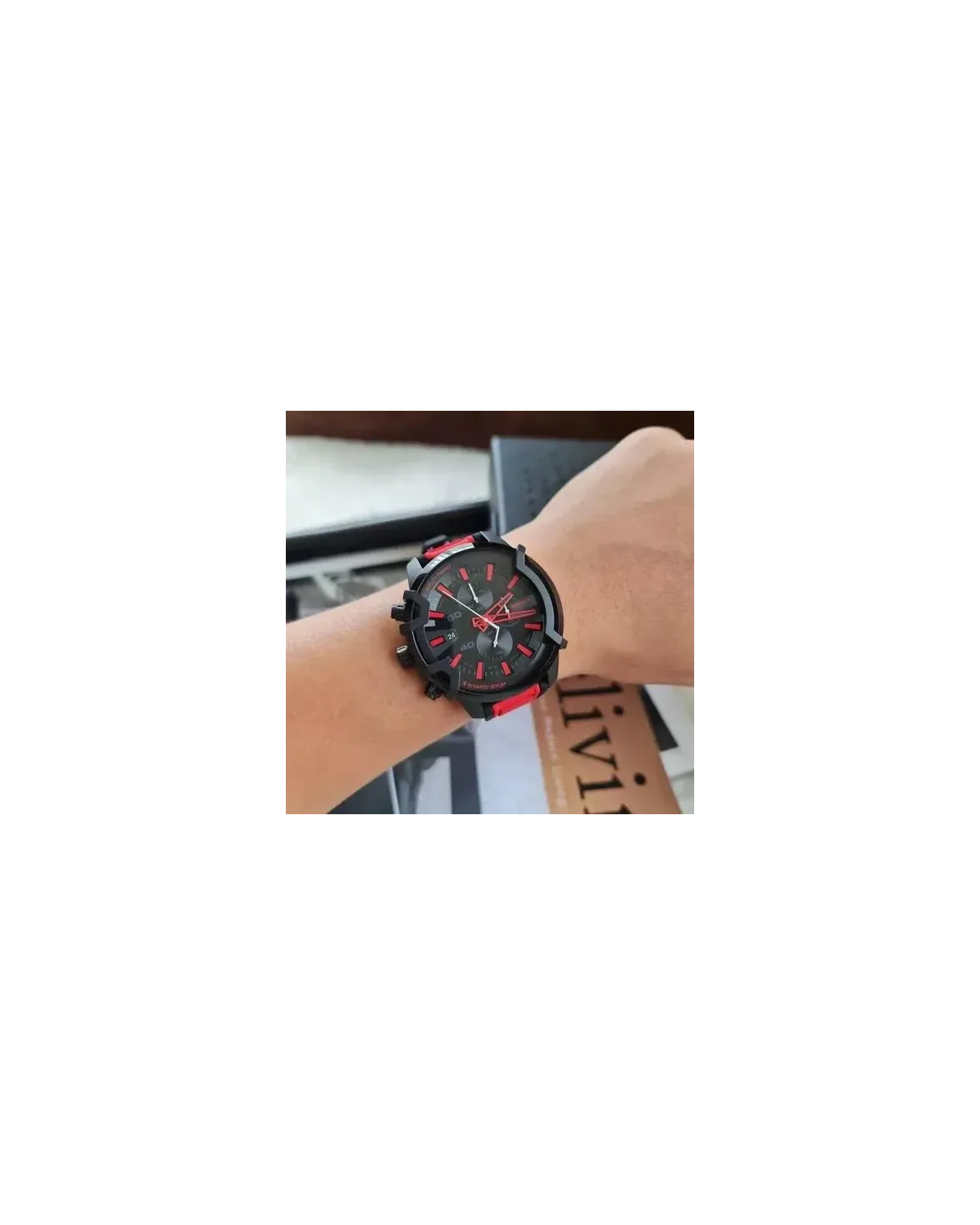 ZEGAREK MĘSKI DIESEL Griffed Chronograph DZ4530 + BOX