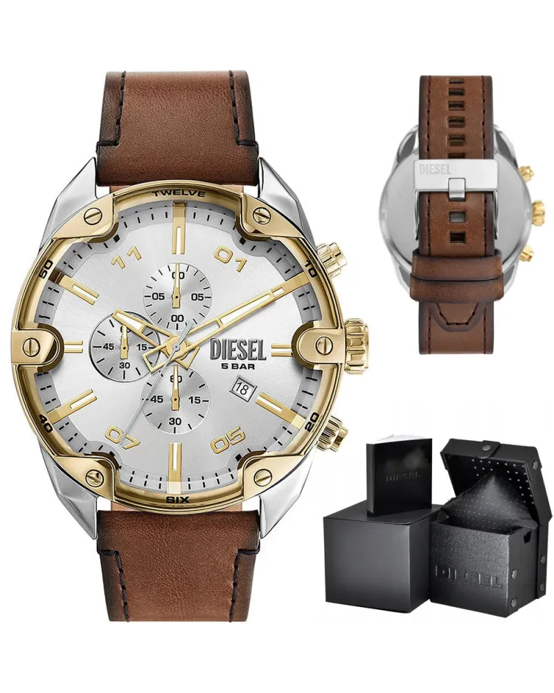 ZEGAREK MĘSKI DIESEL  Spiked Chronograph DZ4665 + BOX