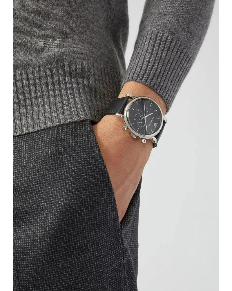 ZEGAREK MĘSKI EMPORIO ARMANI LUIGI AR1828 + BOX (zi091b)