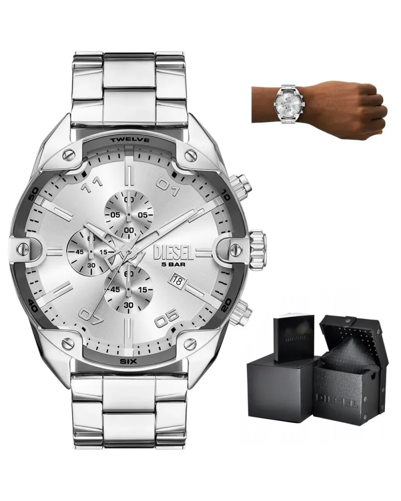 ZEGAREK MĘSKI DIESEL  Spiked Chronograph DZ4677 + BOX