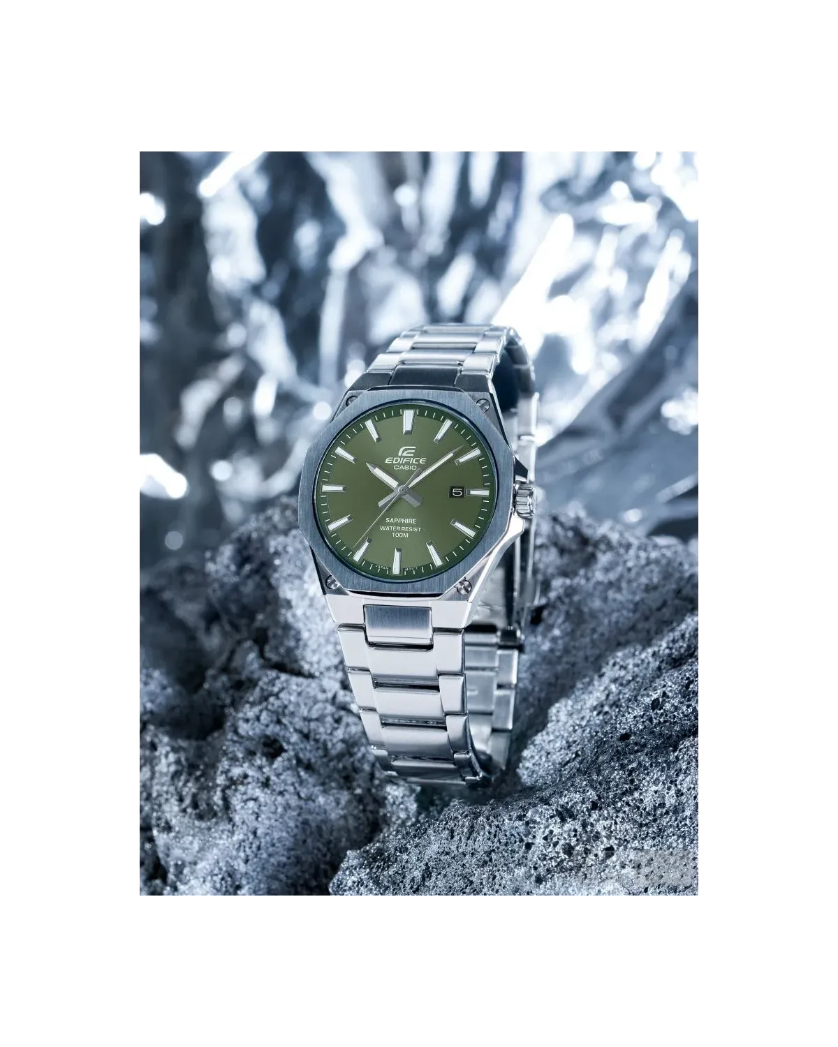 Zegarek Męski Casio  EFR-S108D-3A Edifice Classic Sapphire + BOX